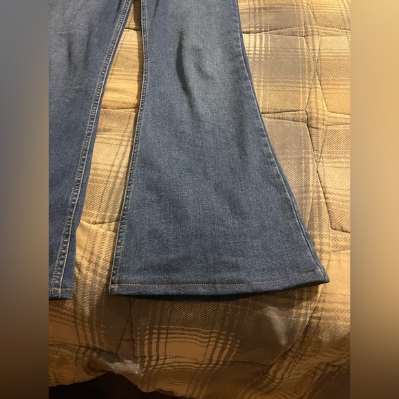 Garage Clothing Size 7 Low Rise Flare Stretch Denim Jean
Color: Dark Indigo Blue - Picture 3 of 7
